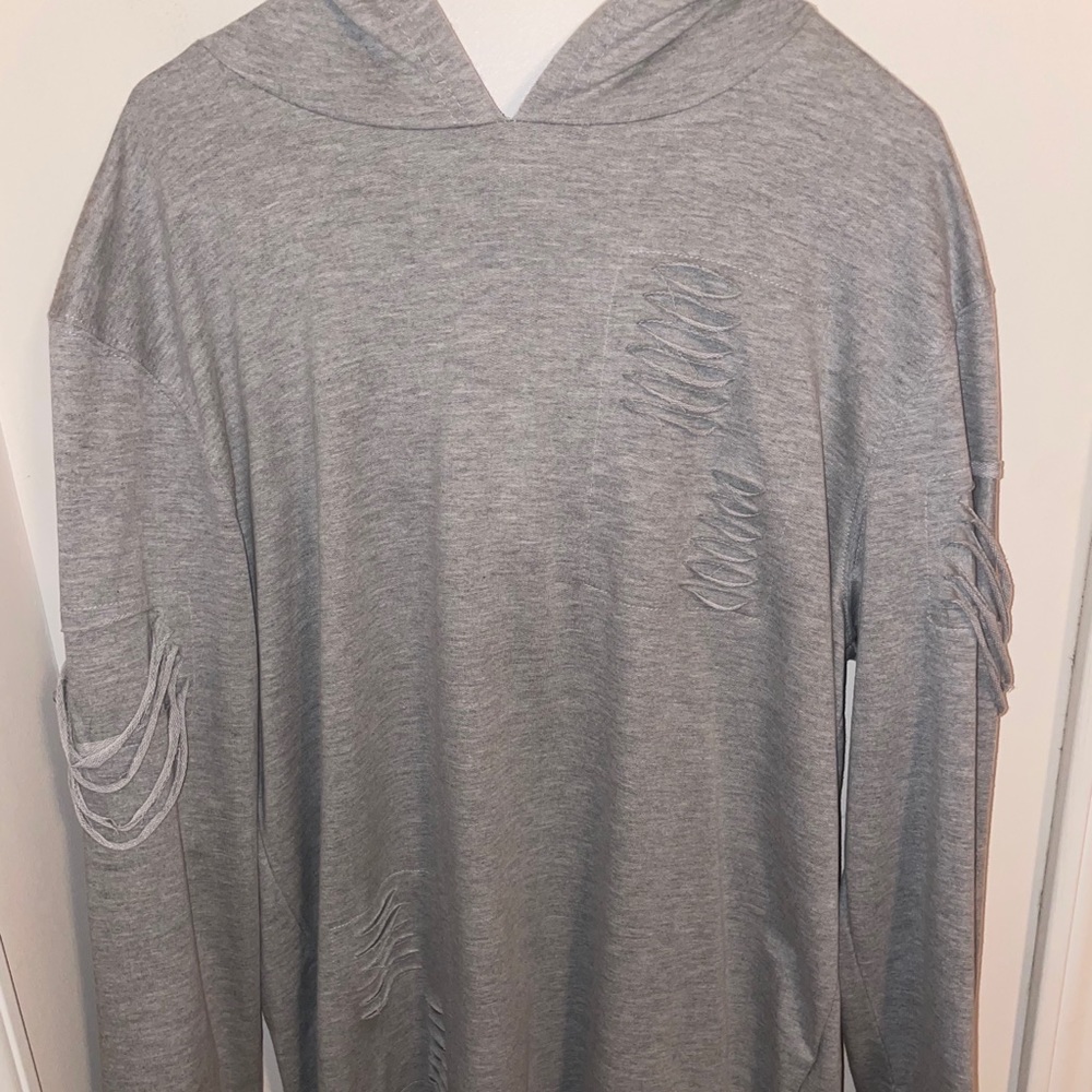 Slit hoodie